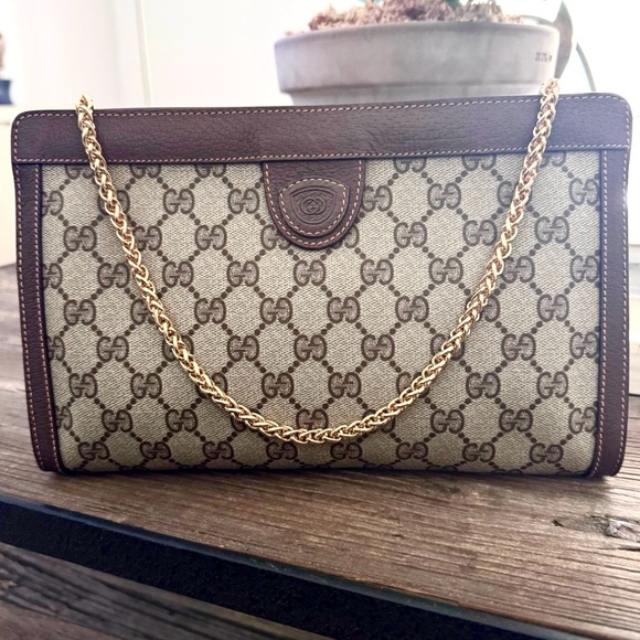 ♦️SOLD♦️Ophidia Sherry Line Supreme GG Monogram Clutch Crossbody Bag - Picture 12 of 13